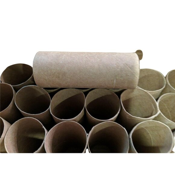 Unbranded Other - 30 Empty Toilet Paper Rolls Tube Cardboard Cores Kids Crafts Art Supplies 54e